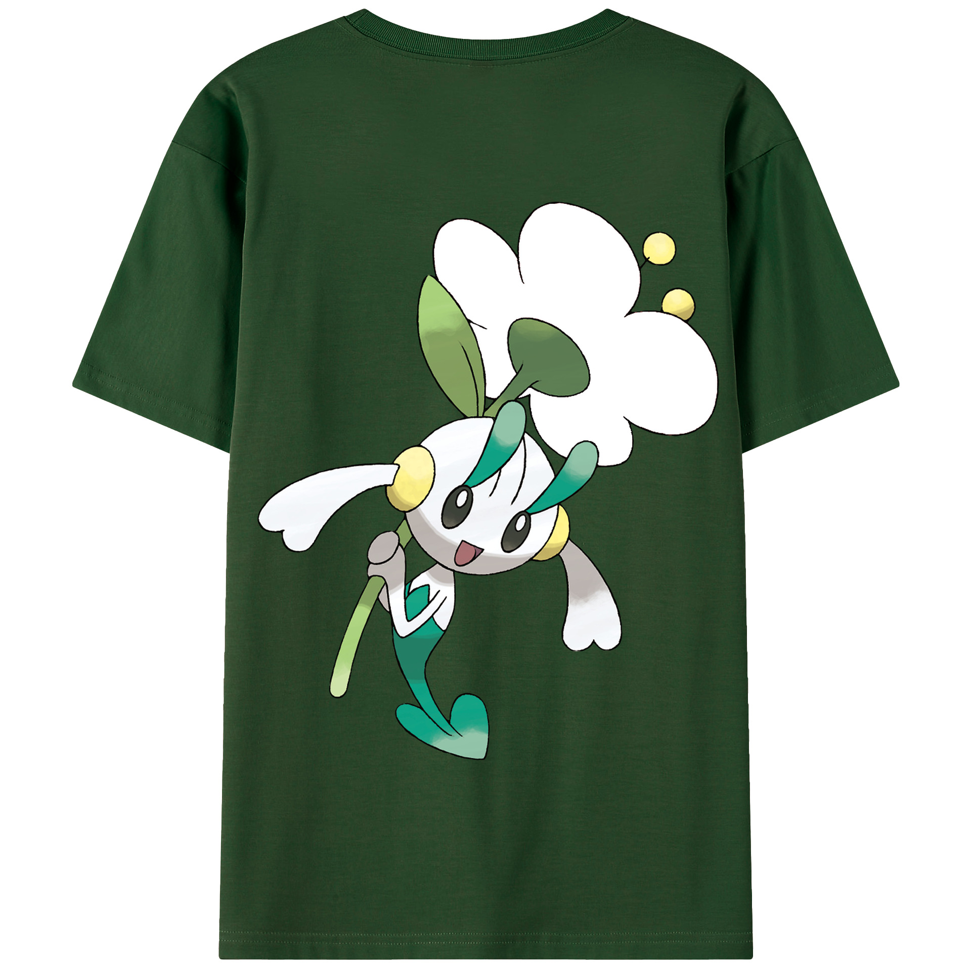 （画像用） ポケットモンスター Pokémon 綿100％半袖Tシャツ（背面プリント）